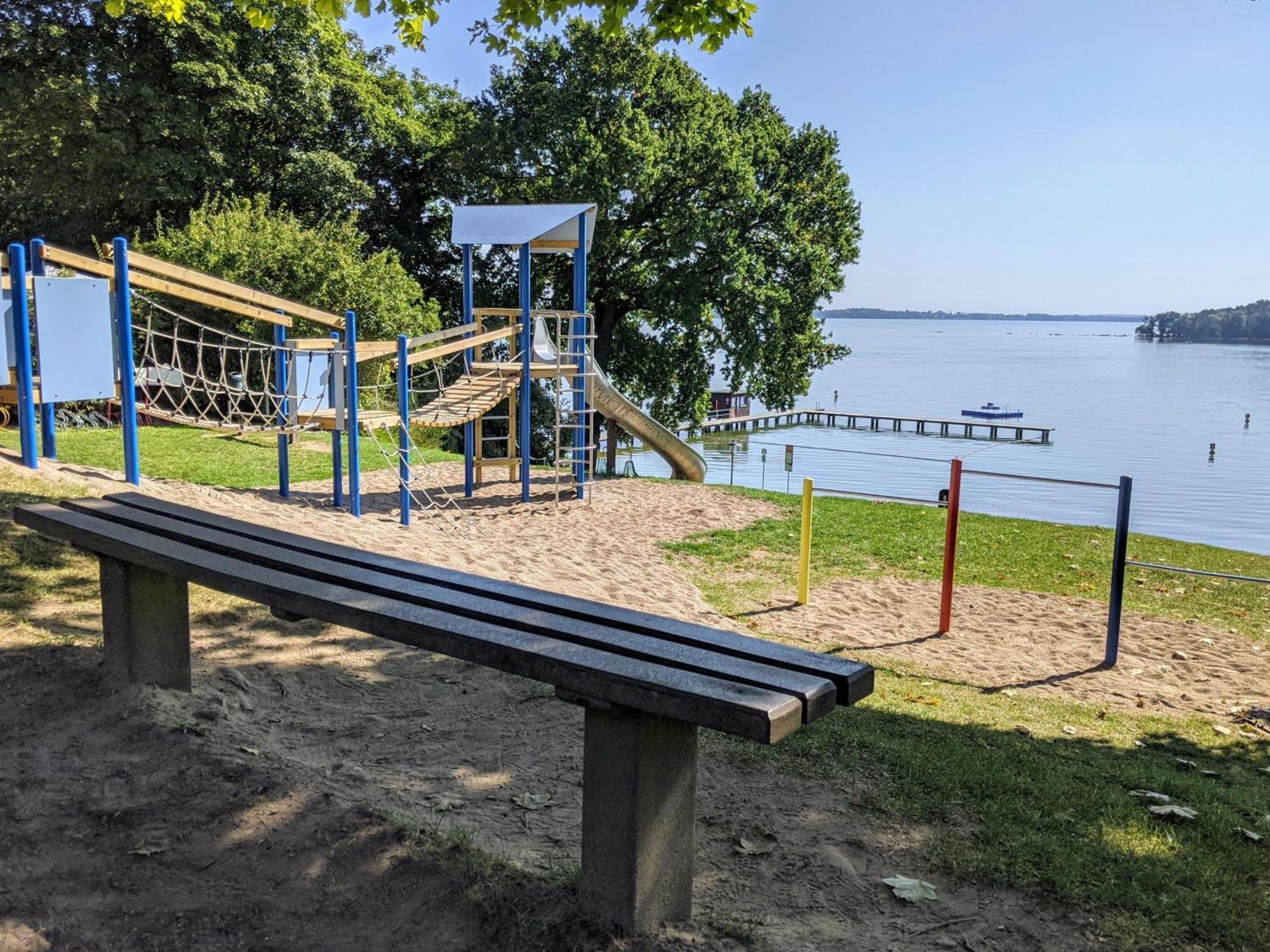 Ferienwohnung Feldblick Auf Dem Bauernhof Am Schweriner See Bad Kleinen Exterior foto